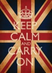 Keep Calm & Carry On Union Jack Poster