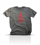 Keep Calm & Carry On Gentlemen's Grey & Red T-Shirt